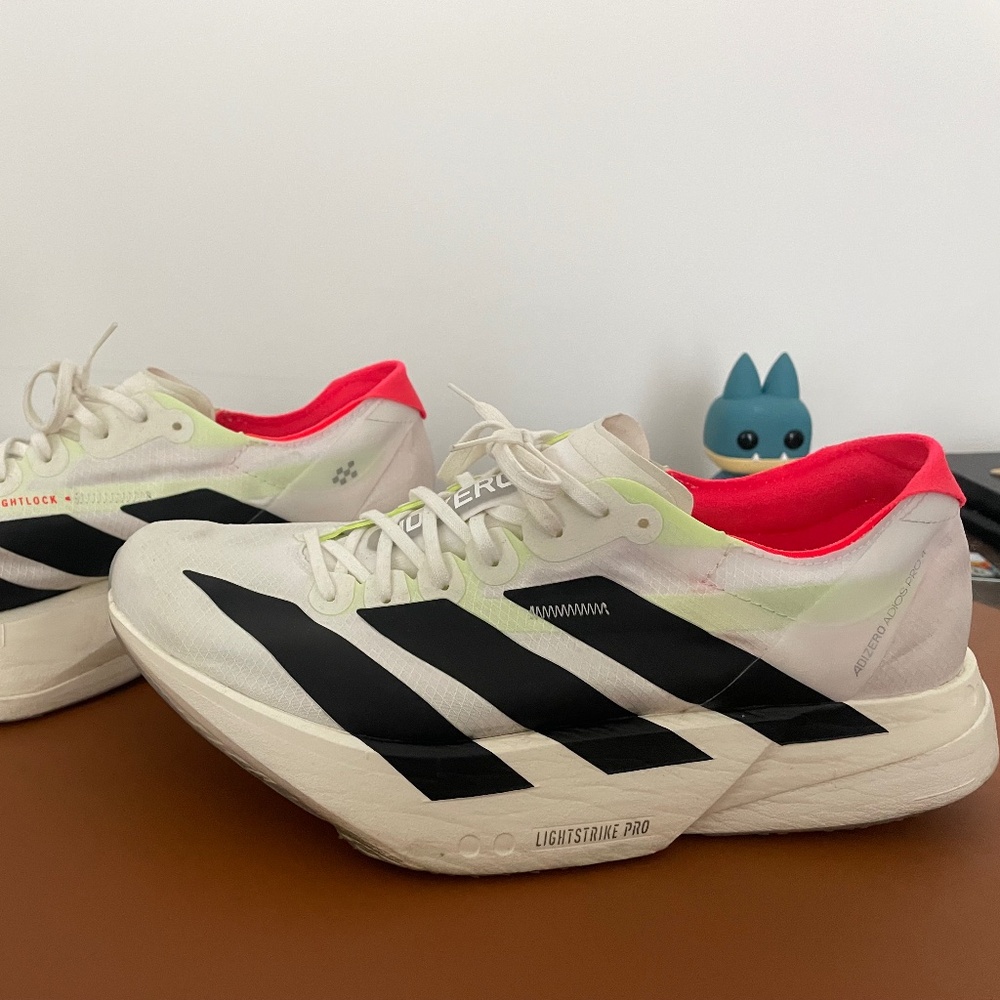 Adidas Adizero Adios Pro 4 - size: M 8.5 - used ~65 miles